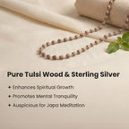 Tulsi Mala Silver Plated